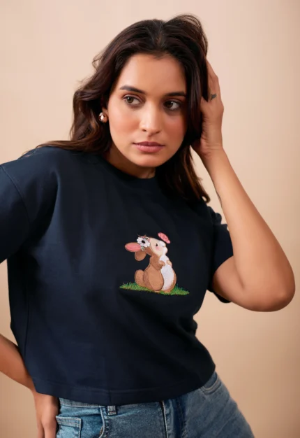 Blossom Bunny Oversized Tee